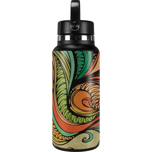 Malestrom 70s Inspired Hydro Flask 32oz Wide Mouth Skin